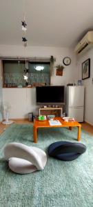 Clear Up Guest House的休息区