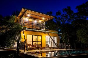 Bazén v ubytování Kalandaka Villas Anuradhapura nebo v jeho okolí