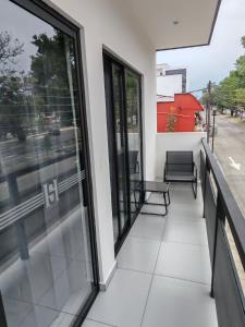 Balkón nebo terasa v ubytování HS Confort