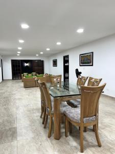 Posezení v ubytování Finca ubicada en Rozo