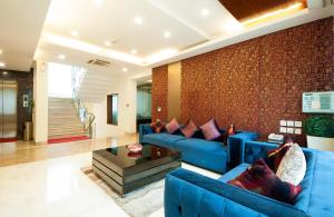 Posezení v ubytování Alpina Hotels & Suites