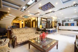 Posezení v ubytování Hotel Shivdev International 2 Min Walk From Near New Delhi Railway Station