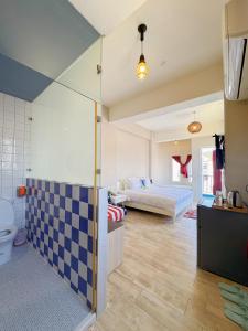 Postel nebo postele na pokoji v ubytování Fanice B&B