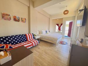 Postel nebo postele na pokoji v ubytování Fanice B&B