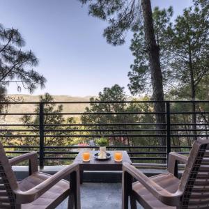 Balkón nebo terasa v ubytování Kasauli Hill Crest