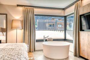Posteľ alebo postele v izbe v ubytovaní Hotel habicher hof 4-Sterne-Superior
