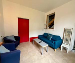 Χώρος καθιστικού στο Maison - La campagne près de la ville