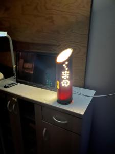 Eldhús eða eldhúskrókur á 山の宿大樽風呂のたけのこ