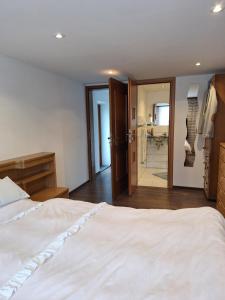 Postel nebo postele na pokoji v ubytování Villa EDEN BLICK