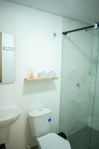 Koupelna v ubytování Apartamento tipo loft