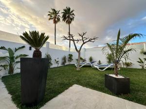 Zahrada ubytování bungalow casa alegria yumbo