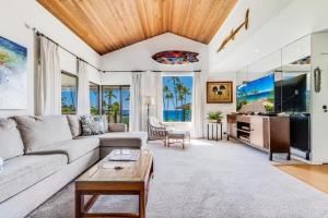 a living room with a couch and a table at Wailea Elua, #1402 in Wailea
