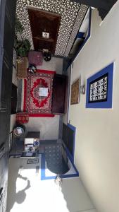Posezení v ubytování Riad Mamma MARRAKESH