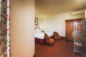 Posezení v ubytování Relais Poggio Borgoni