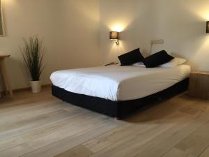 Postel nebo postele na pokoji v ubytování Hotel Le Cygne d'Argent