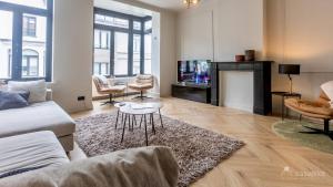 TV/trung tâm giải trí tại Villa Frans Luxe appartement 4 slpk