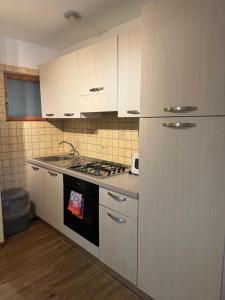 Kuchyň nebo kuchyňský kout v ubytování Chalet Lawà