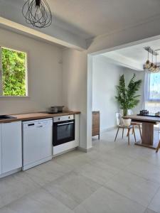 Køkken eller tekøkken på Appartement vue mer