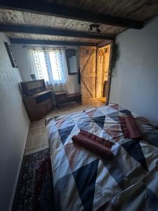 Voodi või voodid majutusasutuse Etno House Šćepanov Hlad toas