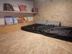 Posezení v ubytování Útulný apartmán Vážka u Pastvinské přehrady v Orlických horách