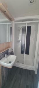 Koupelna v ubytování Silver 3 Bed Static Caravan With Patio