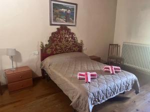 Postel nebo postele na pokoji v ubytování Masia Can Tibau