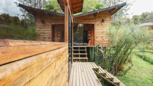 Κήπος έξω από το Cabaña Silencio +12 φωτογραφίες