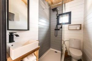 Koupelna v ubytování Studio chalet in sunny Caribbean Bonaire