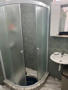Koupelna v ubytování Vrabac Vrabac