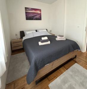 Katil atau katil-katil dalam bilik di Apartment Maya Njivice +36 gambar