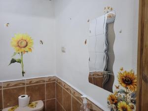 Koupelna v ubytování Casa Miraflores
