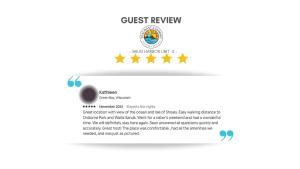 拉伊Serenity at Snug Harbor Ocean View Private Deck的某网站刚刚评论页面的截图
