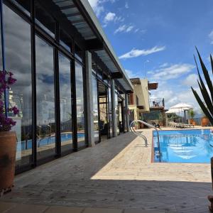 Bazén v ubytování Hotel Casa Portones nebo v jeho okolí