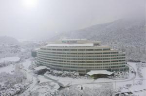 The K Hotel Gyeongju v zimě
