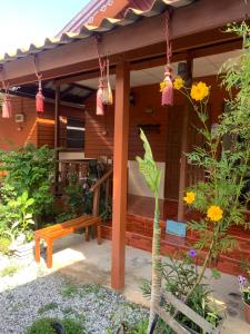 Zahrada ubytování K Khan Garden at Chiang Khan Walking Street