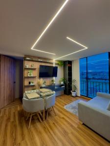 TV a/nebo společenská místnost v ubytování Increíble Apartamento Para Tu Estadía En Tunja