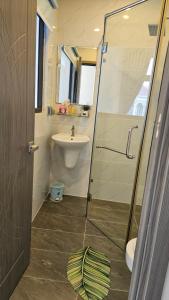 Koupelna v ubytování ADRI Hotel