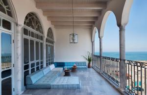 Balkón nebo terasa v ubytování The Efendi Hotel Akko