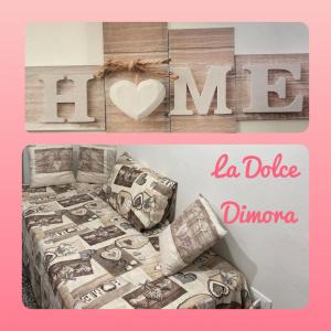 a bedroom with a bed with a picture of a car at La dolce dimora in Alessano