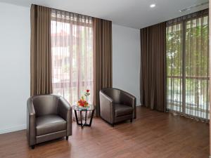 Χώρος καθιστικού στο BIDV Hotel Đồ Sơn