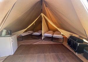 Voodi või voodid majutusasutuse Camping Fuussekaul toas