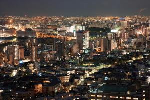 东京阪急旅馆的城市夜景