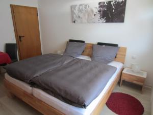 Postel nebo postele na pokoji v ubytování Haus Gisela