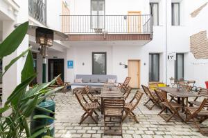 Balkón alebo terasa v ubytovaní U-Sense For You Hostel Sevilla