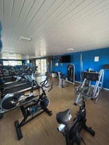 Fitness centrum a/nebo fitness zařízení v ubytování Apartamento mobiliado próximo ao Aeroporto