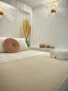 Postel nebo postele na pokoji v ubytování Casita Villares