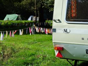 Zahrada ubytování Retro Caravan Karavaan