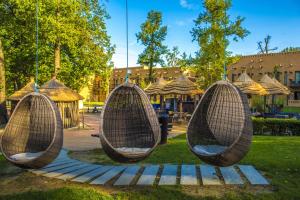 Vonkajšia záhrada v ubytovaní Bambara Hotel