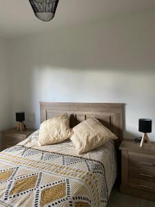 Giường trong phòng chung tại Casa Nieves +9 ảnh