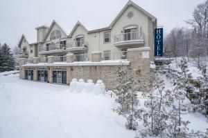 Ski Retreat, Steps to Slopes, Balcony, Fireplace v zimě